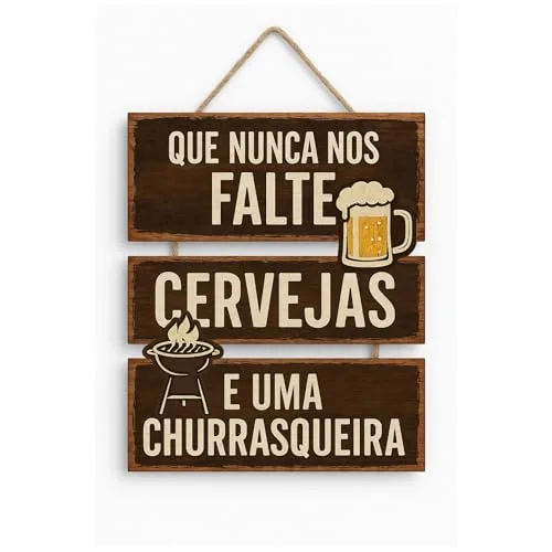 Placa decorativa para o cantinho