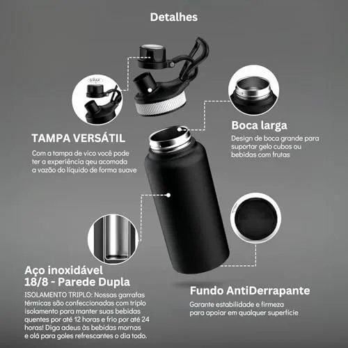 Garrafa térmica de um litro - foto 5