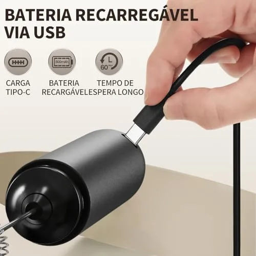 Mini mixer recarregável por USB - foto 4