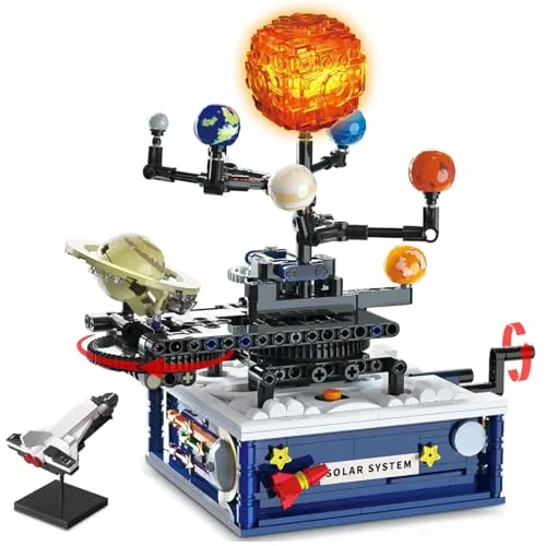 Sistema solar de montar com planetas