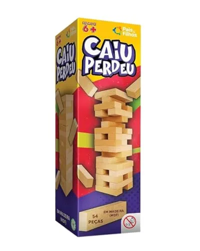 Jogo da torre de madeira