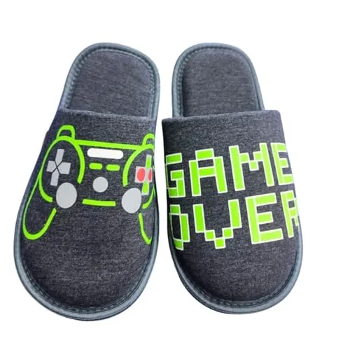 Pantufa com tema gamer