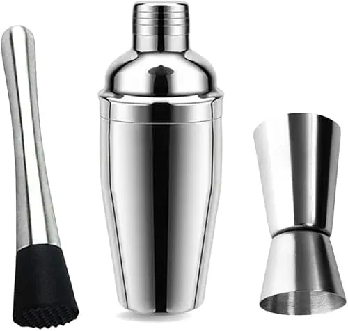 Kit para drinks com coqueteleira