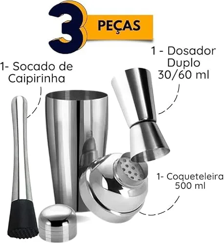 Kit para drinks com coqueteleira - foto 5