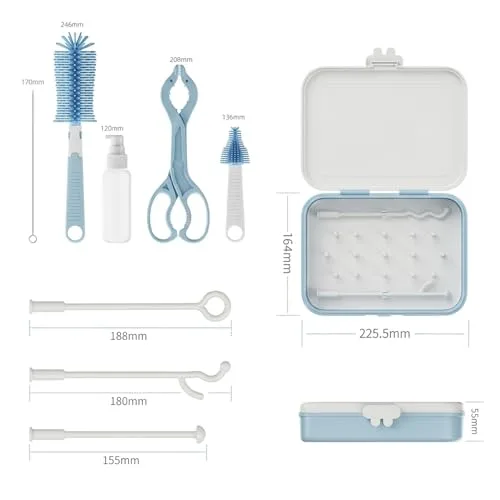 Kit para limpar e secar mamadeiras - foto 4