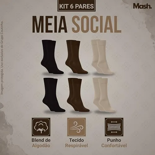 Kit de meias sociais - foto 2