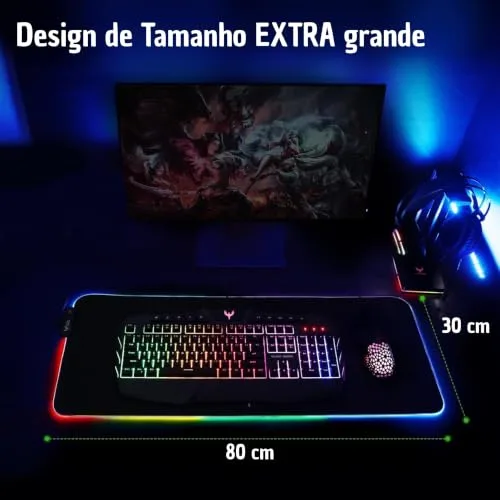Mouse pad com iluminação RGB - foto 3