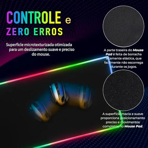 Mouse pad com iluminação RGB - foto 4