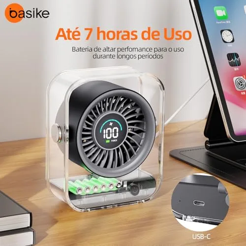 Mini ventilador recarregável - foto 4