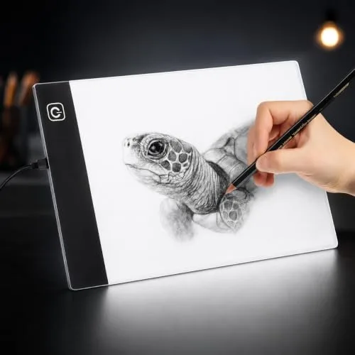 Mesa de luz para desenho e decalque