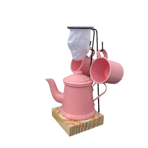 Kit de café individual com coador