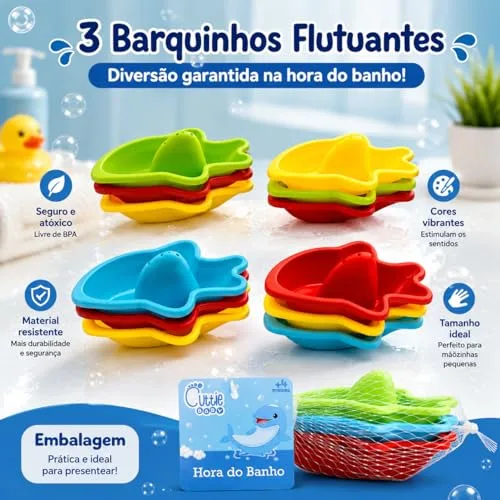 Kit de banho com patinhos e pandeiro - foto 3