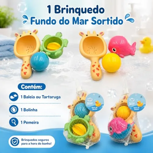 Kit de banho com patinhos e pandeiro - foto 4