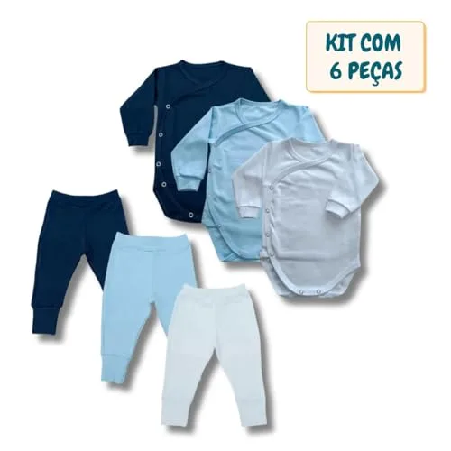 Kit de bodies kimono com calças - foto 2