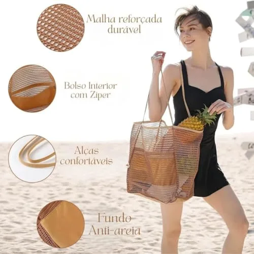 Bolsa de praia de grande capacidade - foto 4