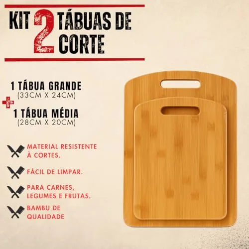 Tábuas de corte de bambu - foto 2