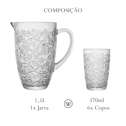Jogo de copos com jarra - foto 4