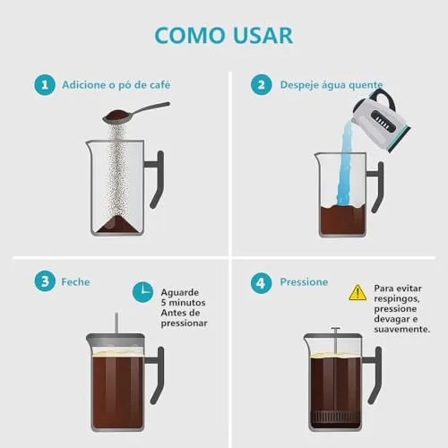 Cafeteira de prensa francesa - foto 5
