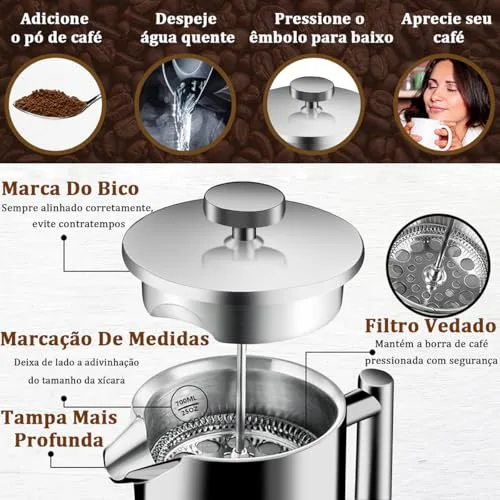 Cafeteira de prensa francesa - foto 6