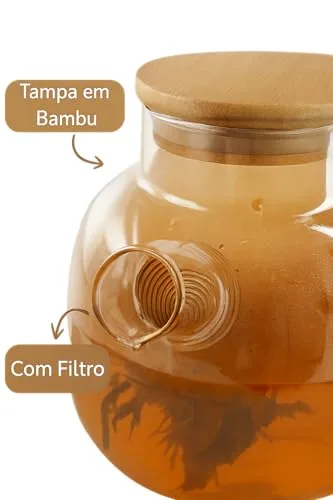 Jarra de vidro com tampa - foto 5
