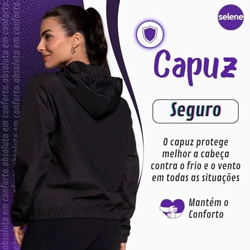 Jaqueta corta-vento feminina - foto 3