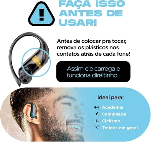 Fone bluetooth esportivo - foto 2