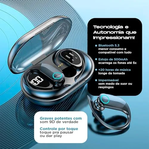 Fone bluetooth esportivo - foto 4