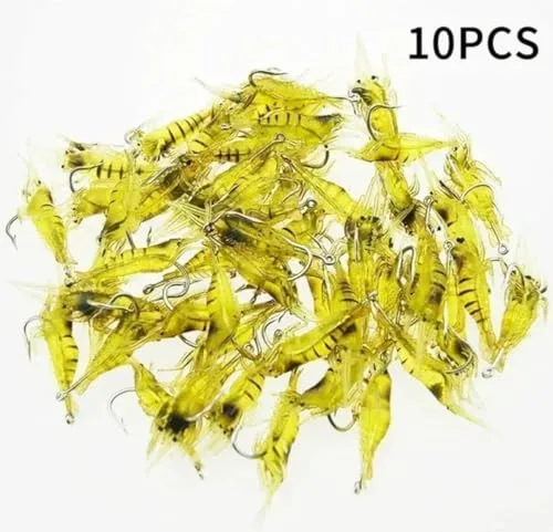 Iscas de camarão em silicone - foto 5