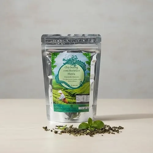 Chá oolong em folhas