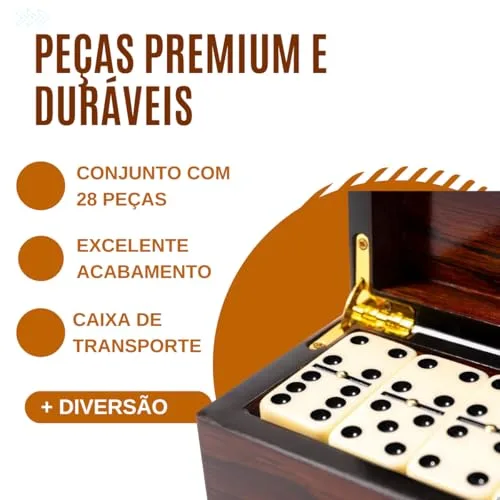 Dominó em caixa de madeira - foto 3