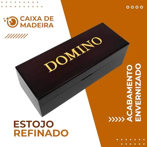 Dominó em caixa de madeira - foto 4