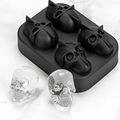 Forma de gelo de caveira 3D