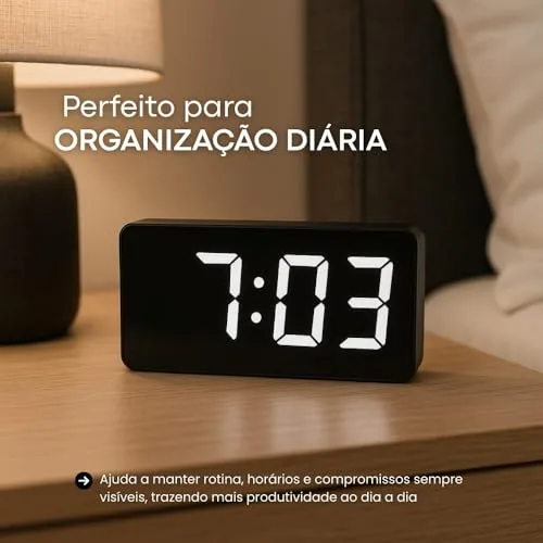 Despertador digital de mesa - foto 3
