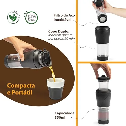 Kit de presente com cafeteira portátil - foto 4