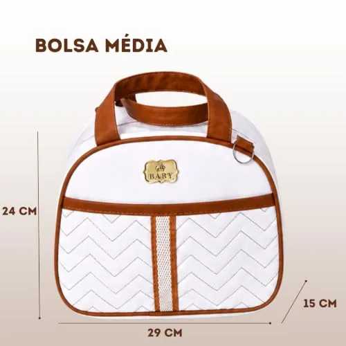 Kit de bolsas de maternidade branco - foto 4