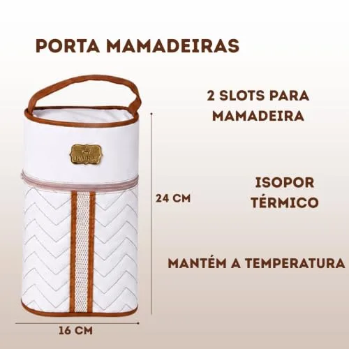 Kit de bolsas de maternidade branco - foto 5