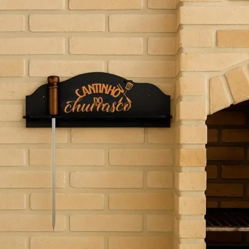 Porta-espetos de parede