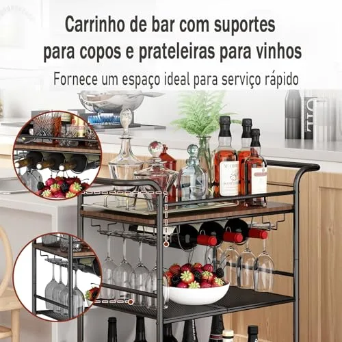Carrinho de bar com rodas - foto 6