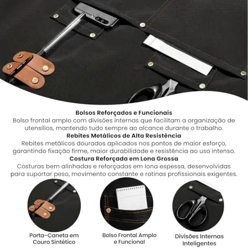 Avental de lona impermeável - foto 5