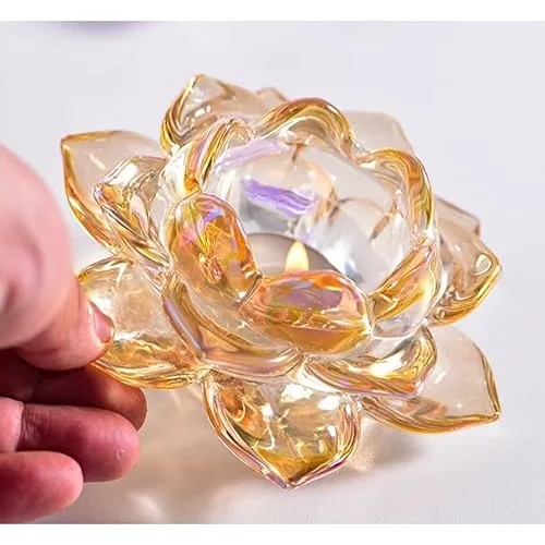 Castiçal decorativo dourado