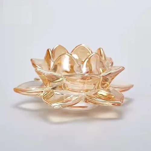 Castiçal decorativo dourado - foto 2