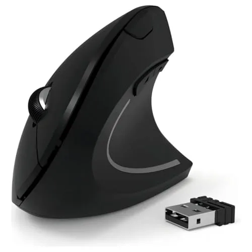 Mouse vertical para as horas longas