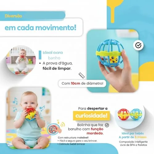 Bola sensorial de silicone - foto 5