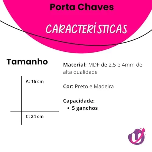 Porta-chaves católico de parede - foto 3