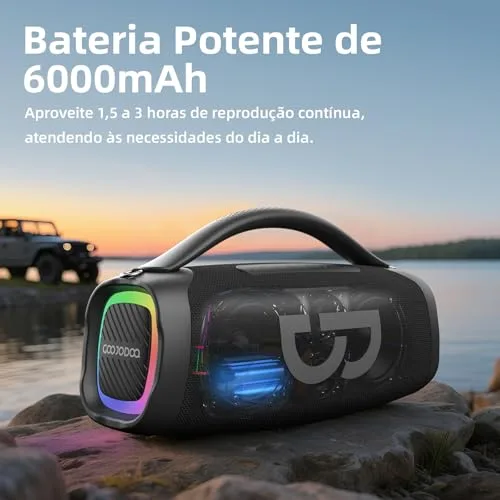 Caixa de som com microfone e luzes - foto 4