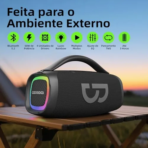 Caixa de som com microfone e luzes - foto 6