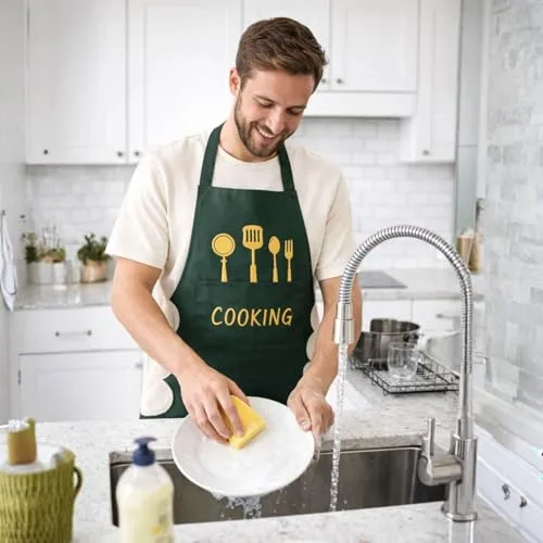 Avental de cozinha com seca-mãos - foto 3
