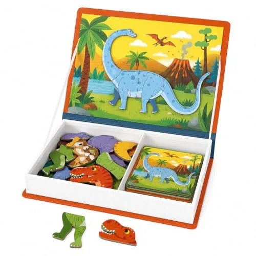 Livro magnético de montar dinossauros - foto 4