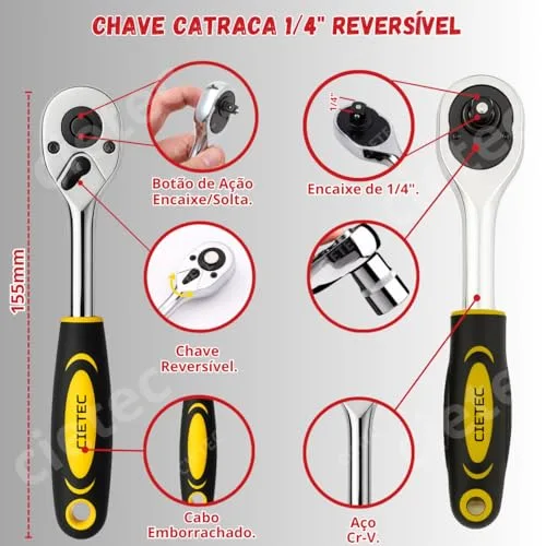 Jogo de soquetes e chaves - foto 6