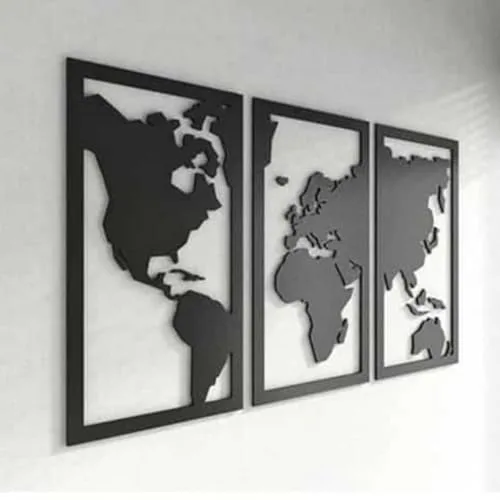 Mapa-múndi para a parede